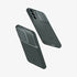 ACS05639 - Galaxy S23 Ultra Case Optik Armor in black showing the back with lens protector slot open